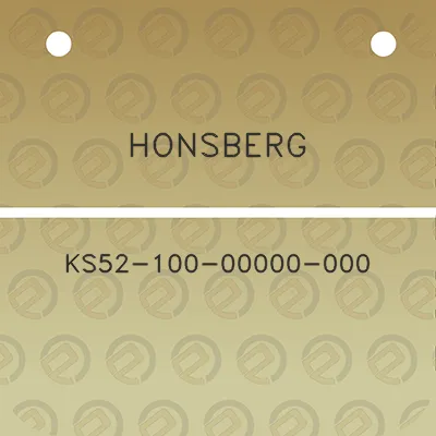 honsberg-ks52-100-00000-000