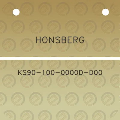 honsberg-ks90-100-0000d-d00