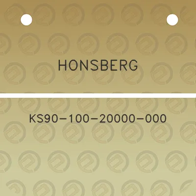 honsberg-ks90-100-20000-000