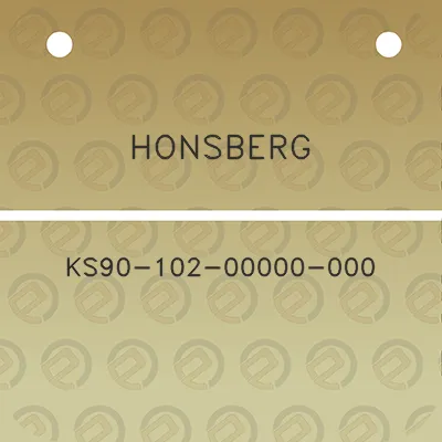 honsberg-ks90-102-00000-000