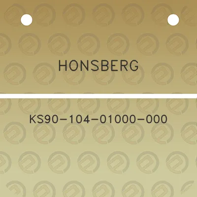 honsberg-ks90-104-01000-000