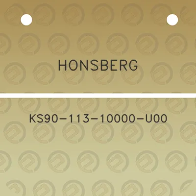 honsberg-ks90-113-10000-u00