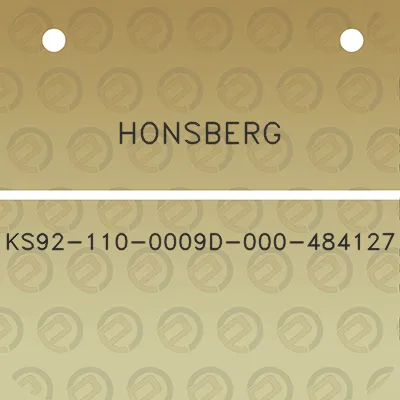 honsberg-ks92-110-0009d-000-484127