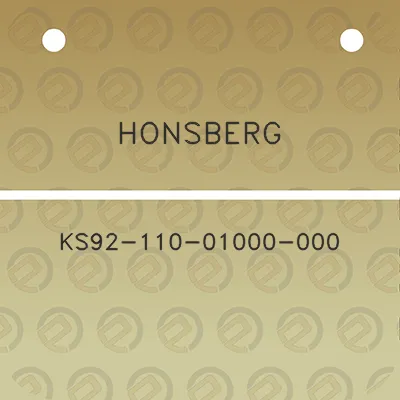 honsberg-ks92-110-01000-000