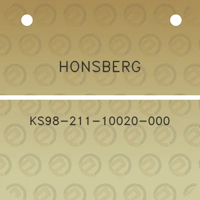 honsberg-ks98-211-10020-000