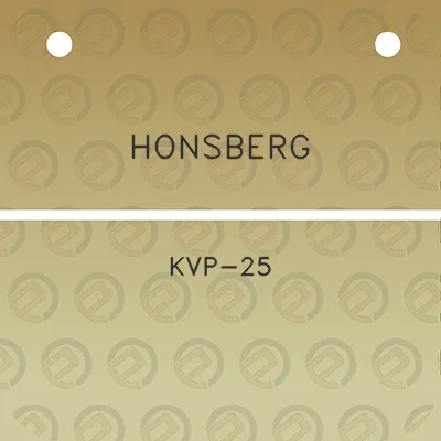 honsberg-kvp-25