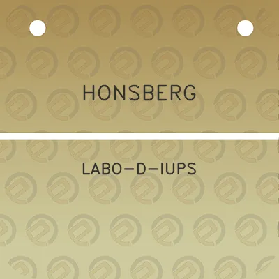 honsberg-labo-d-iups