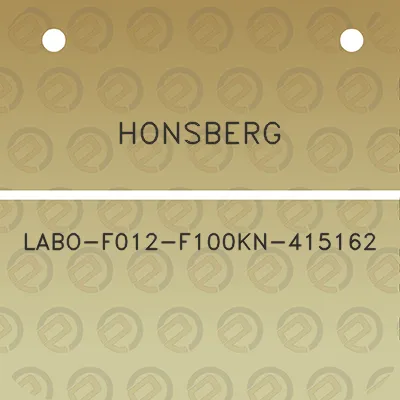 honsberg-labo-f012-f100kn-415162