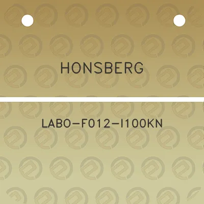 honsberg-labo-f012-i100kn