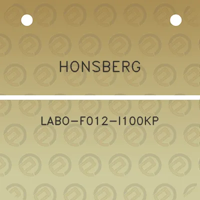 honsberg-labo-f012-i100kp