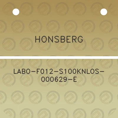 honsberg-labo-f012-s100knlos-000629-e