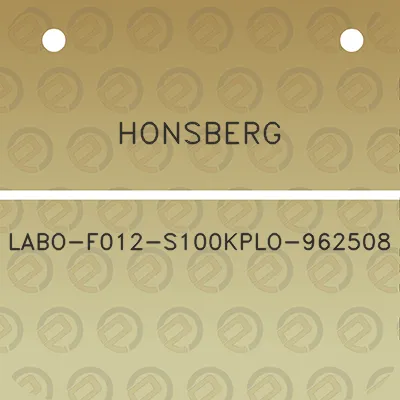 honsberg-labo-f012-s100kplo-962508