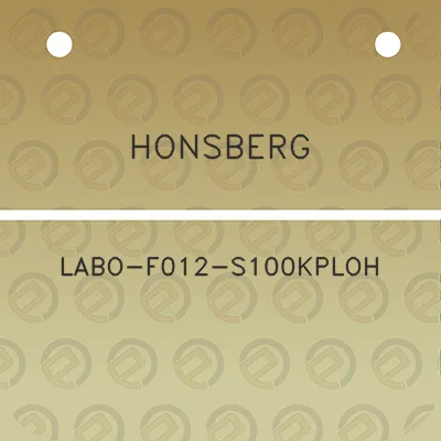 honsberg-labo-f012-s100kploh