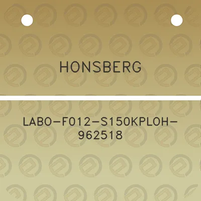 honsberg-labo-f012-s150kploh-962518