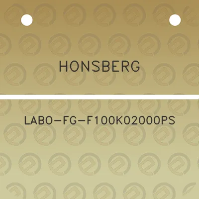 honsberg-labo-fg-f100k02000ps