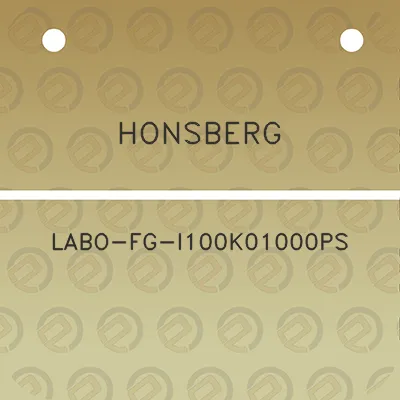 honsberg-labo-fg-i100k01000ps