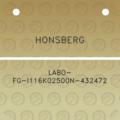 honsberg-labo-fg-i116k02500n-432472