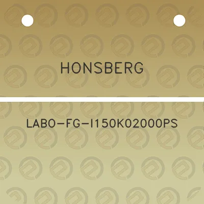 honsberg-labo-fg-i150k02000ps