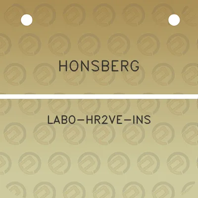 honsberg-labo-hr2ve-ins