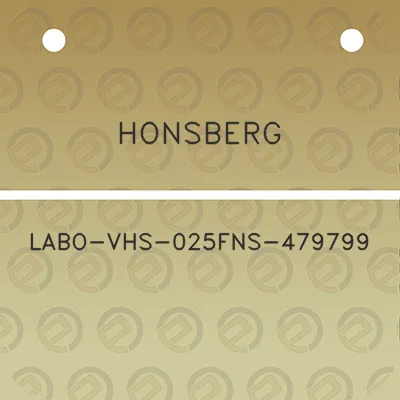 honsberg-labo-vhs-025fns-479799