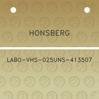 honsberg-labo-vhs-025uns-413507