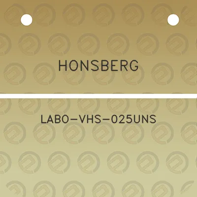 honsberg-labo-vhs-025uns