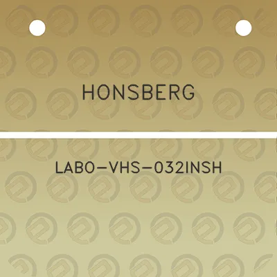 honsberg-labo-vhs-032insh