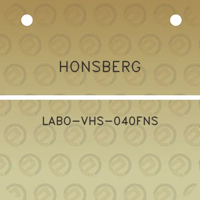 honsberg-labo-vhs-040fns