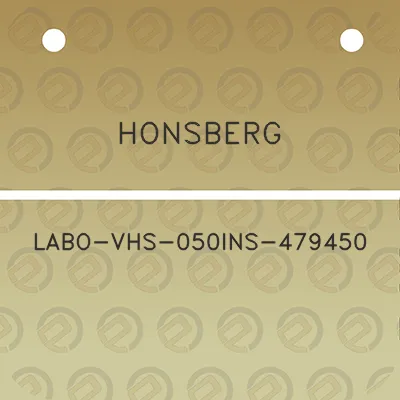 honsberg-labo-vhs-050ins-479450