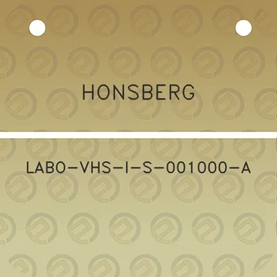 honsberg-labo-vhs-i-s-001000-a