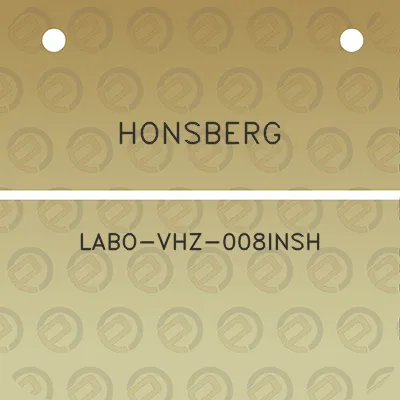 honsberg-labo-vhz-008insh