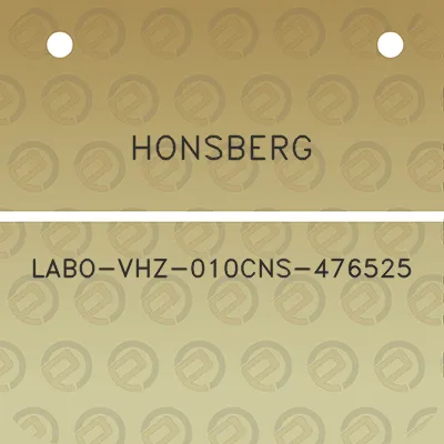 honsberg-labo-vhz-010cns-476525