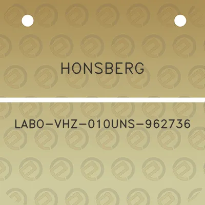 honsberg-labo-vhz-010uns-962736