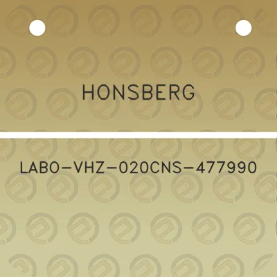 honsberg-labo-vhz-020cns-477990