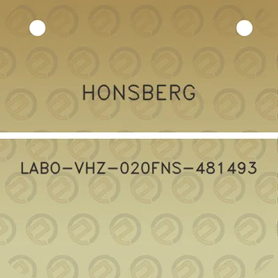 honsberg-labo-vhz-020fns-481493