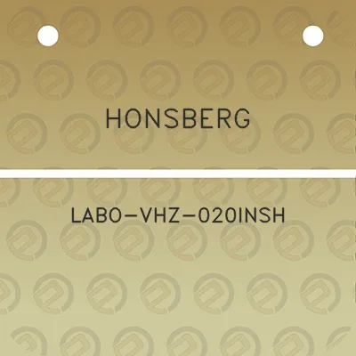 honsberg-labo-vhz-020insh