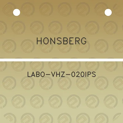 honsberg-labo-vhz-020ips