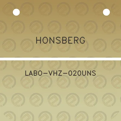 honsberg-labo-vhz-020uns