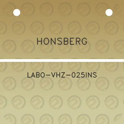 honsberg-labo-vhz-025ins