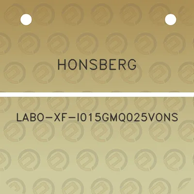 honsberg-labo-xf-i015gmq025vons