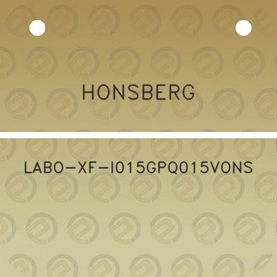 honsberg-labo-xf-i015gpq015vons