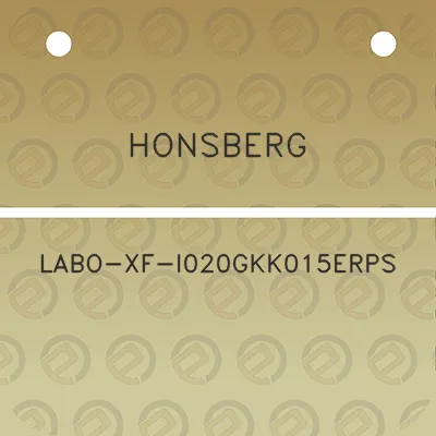 honsberg-labo-xf-i020gkk015erps