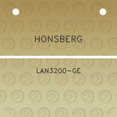 honsberg-lan3200-ge