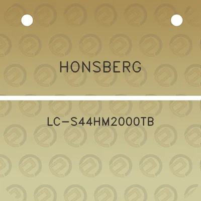 honsberg-lc-s44hm2000tb