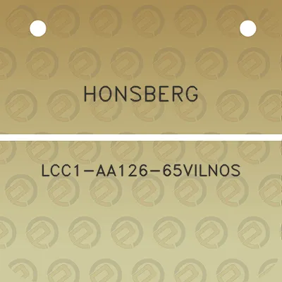 honsberg-lcc1-aa126-65vilnos