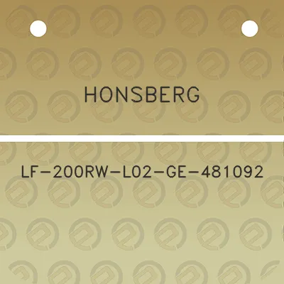 honsberg-lf-200rw-l02-ge-481092