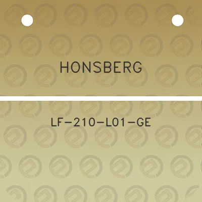 honsberg-lf-210-l01-ge