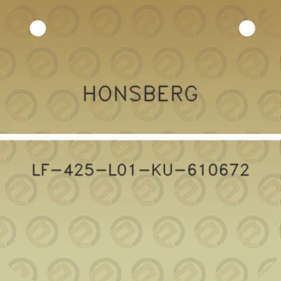 honsberg-lf-425-l01-ku-610672