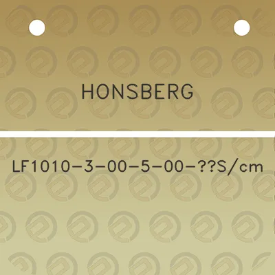 honsberg-lf1010-3-00-5-00-scm