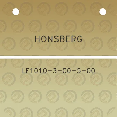 honsberg-lf1010-3-00-5-00